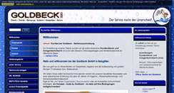 Desktop Screenshot of goldbeck-schwimmbadtechnik.de