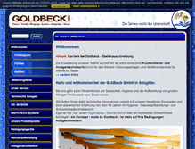 Tablet Screenshot of goldbeck-schwimmbadtechnik.de